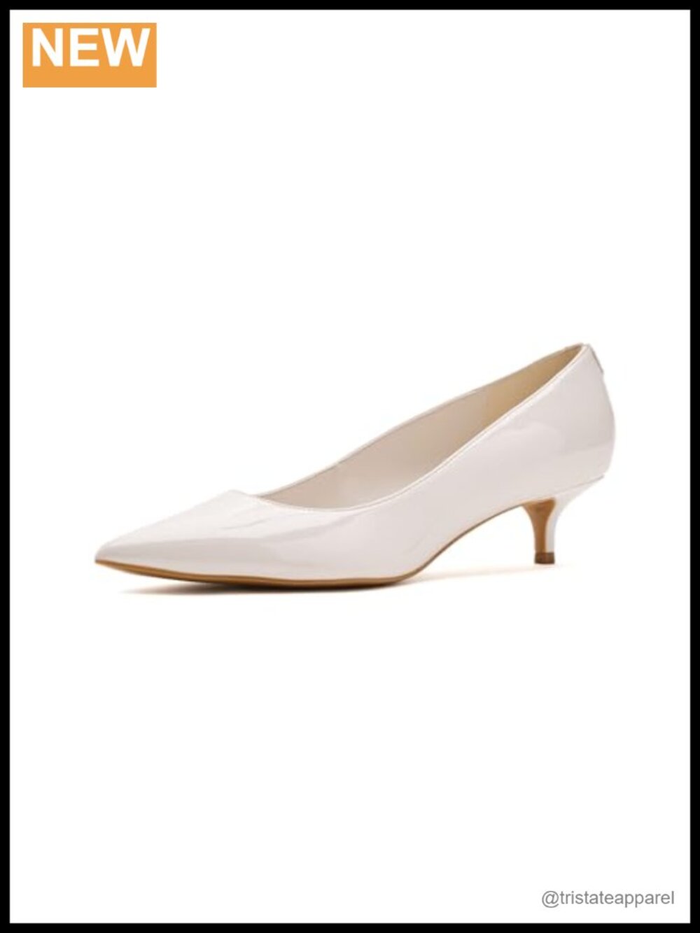 Kitten Heel Pointed Toe Dress Pumps Slip-On